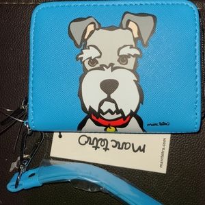 Marc Tetro Schnauzer Dog Card Holder Walletcondition: new with tags